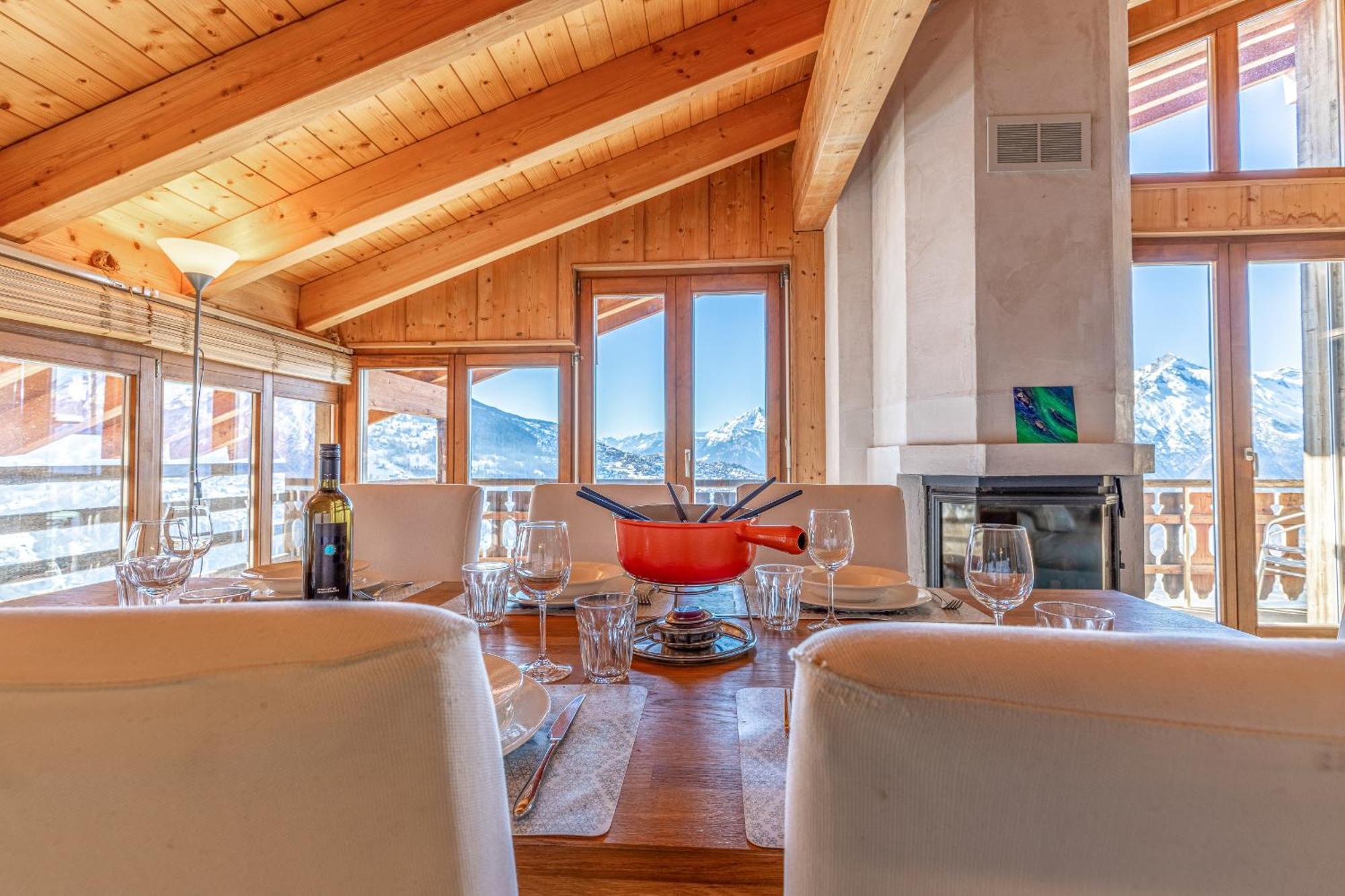 Balcons Du Soleil Sunny & Mountain Apartments By Alpvision Residences Veysonnaz Bagian luar foto