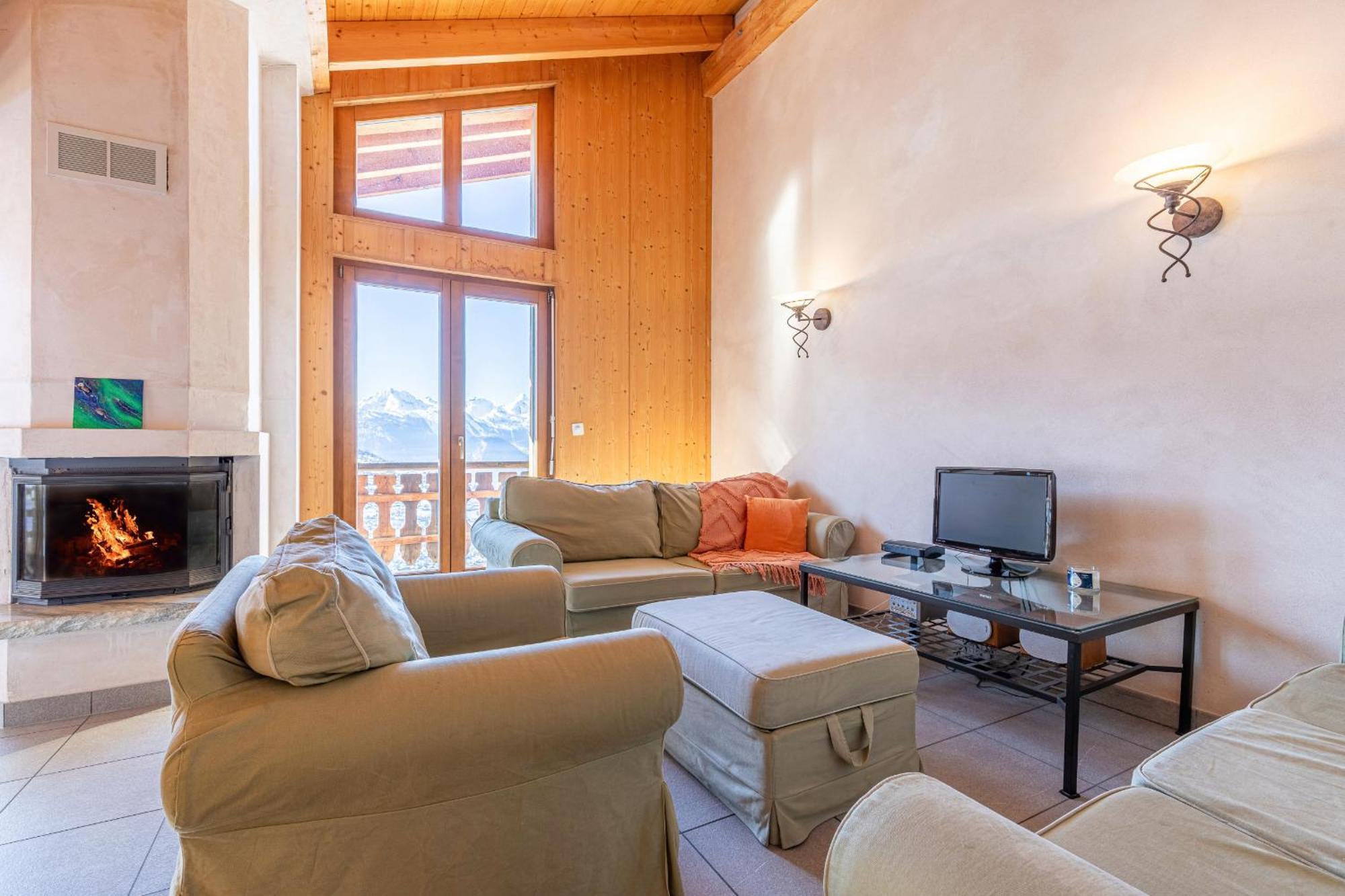 Balcons Du Soleil Sunny & Mountain Apartments By Alpvision Residences Veysonnaz Bagian luar foto