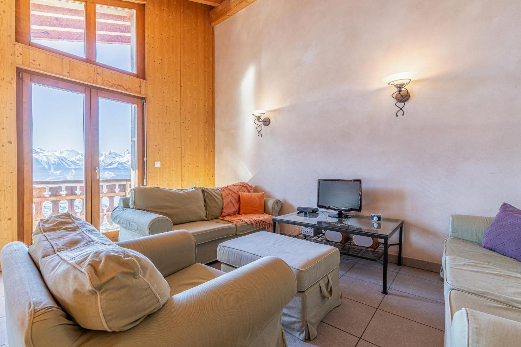 Balcons Du Soleil Sunny & Mountain Apartments By Alpvision Residences Veysonnaz Bagian luar foto